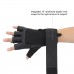 Men's Padded Genuine Leather Weight Lifting Gloves with 18" Adjustable Wrist Support for Gym Workout GG-094 